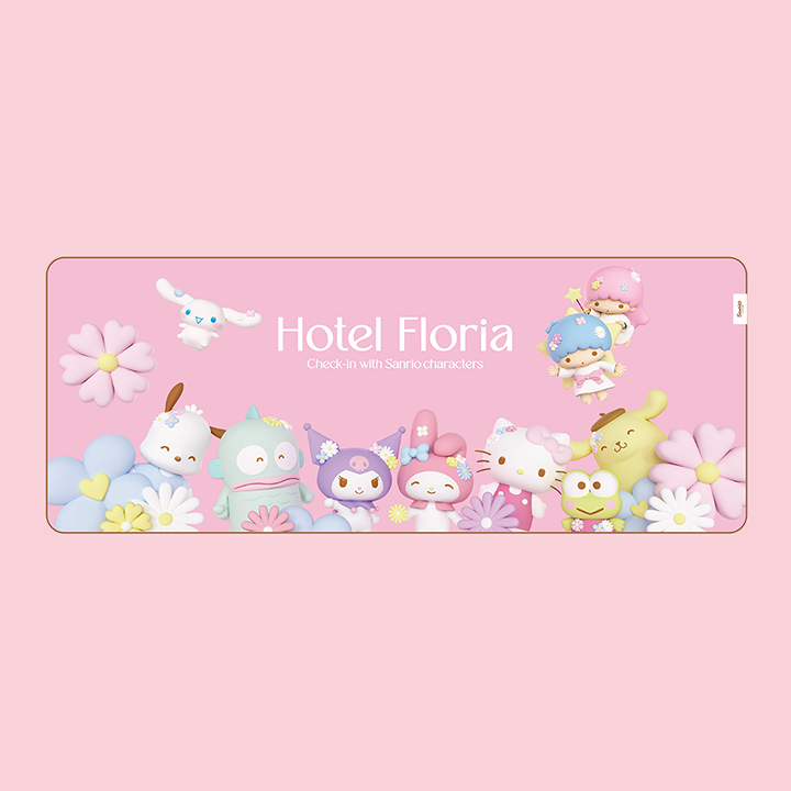 ホテルフローリアデスクパッドサンリオキャラクターズ